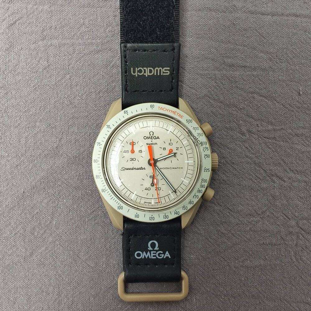 🔥HOT🔥 NWT Swatch X Omega Bioceramic Moonswatch Mission To Jupiter Watch